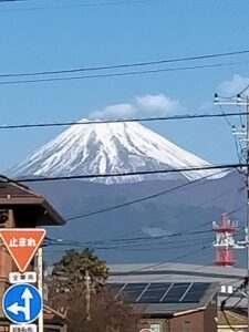富士山から煙？